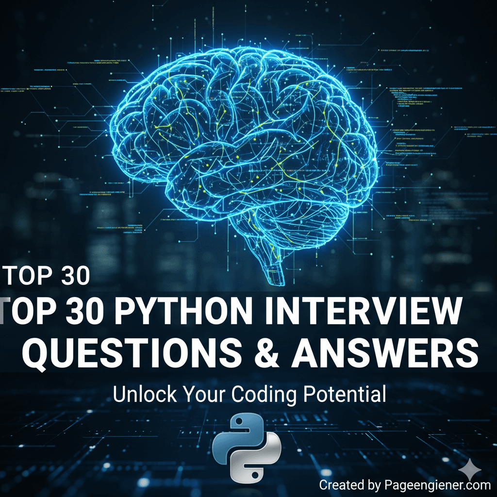 Top 30 Python Interview Questions & Answers - PageEngineer Tutorial